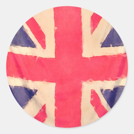 STICKER ROND UNION JACK (Devant)