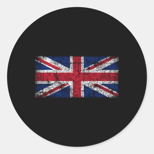Sticker Rond Union Jack Flag Union Jack (Devant)