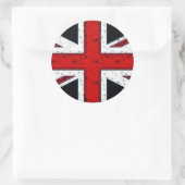 Sticker Rond Union Jack robuste (Sac)