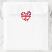 Sticker Rond Union Jack Royal Heart (Sac)