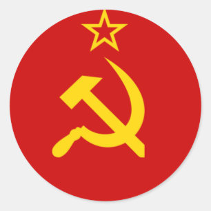 Sticker Rond Union Soviétique