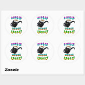 Sticker Rond Unique Mais Jamais Unique (Feuille)