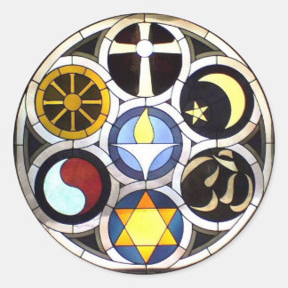 Sticker Rond Unitarien Universalist Church Rockford, IL