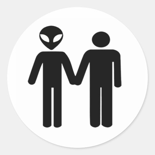 Sticker Rond unité intergalactique (Devant)