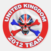 Sticker Rond united kingdom (Devant)