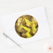 Sticker Rond Unités de bois de chauffage (Enveloppe)