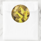 Sticker Rond Unités de bois de chauffage (Sac)