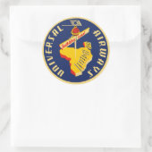 Sticker Rond Universal Airways ~ Afrique du Sud à Israël (Sac)