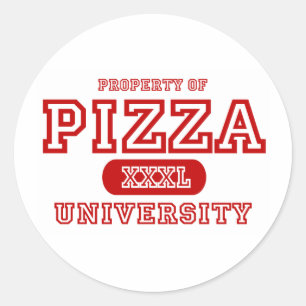 Sticker Rond Université de Pizza