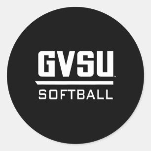 Sticker Rond Université d'État de Grand Valley Gvsu Softll Appa