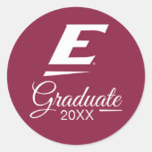 Sticker Rond Université du Kentucky oriental E (Devant)