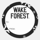 Sticker Rond Université Wake Forest | Wake Forest (Devant)