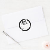 Sticker Rond Université Wake Forest | Wake Forest (Enveloppe)