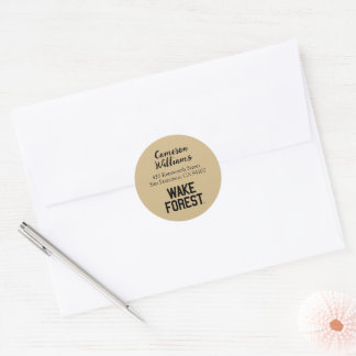 Sticker Rond Université Wake Forest | Wake Forest