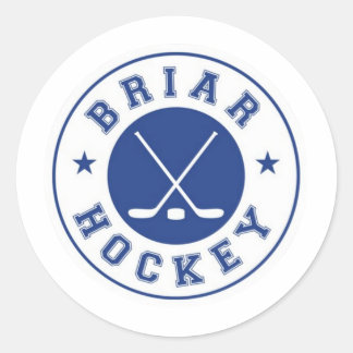 Sticker Rond UNOFFICIAL Briar U Hockey | Hors campus