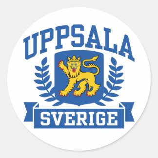 Sticker Rond Uppsala Sverige