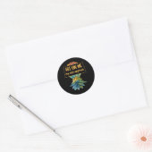 Sticker Rond Upside Down Pineapple Cruise Subtle Swinger Funny  (Enveloppe)