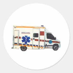 Sticker Rond urgence médicale