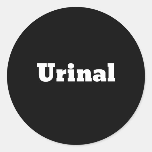 Sticker Rond Urinal (Devant)