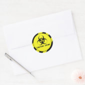 Sticker Rond Urine de prudence (Enveloppe)