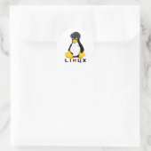 Sticker Rond Urss Linux (Sac)