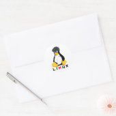 Sticker Rond Urss Linux (Enveloppe)