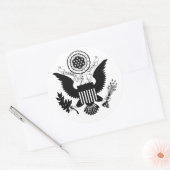 Sticker Rond US seal (Enveloppe)