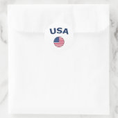 STICKER ROND USA (Sac)