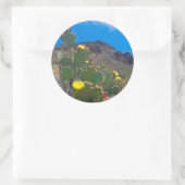 Sticker Rond USA, Arizona. Cactus (Sac)
