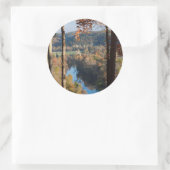 Sticker Rond USA, Arkansas, War Eagle, Hobbs State Park (Sac)