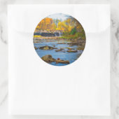 Sticker Rond USA, Indiana. Cataract Falls (Sac)