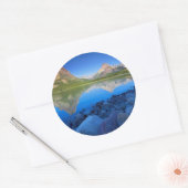 Sticker Rond USA, Montana, Glacier National Park 4 (Enveloppe)