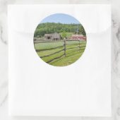 Sticker Rond USA, New York, Cooperstown, Farmers' Museum (Sac)