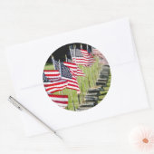 Sticker Rond USA, Nouvelle-Angleterre, Rhode Island, Bristol (Enveloppe)