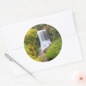 Sticker Rond USA, Oregon, Silver Falls State Park 3 (Enveloppe)