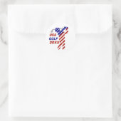 Sticker Rond USA Patriotic MEN'S GOLF (Sac)