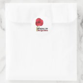 Sticker Rond USA Poppy Poppy (Sac)
