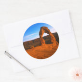Sticker Rond USA, Utah, Arches National Park, Delicate Arch (Enveloppe)