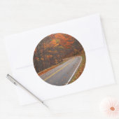 Sticker Rond USA, Virginie, Shenandoah National Park, Skyline (Enveloppe)