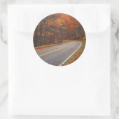 Sticker Rond USA, Virginie, Shenandoah National Park, Skyline (Sac)