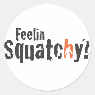Sticker Rond Usage et plus de Squatch