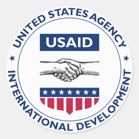 STICKER ROND USAID (Devant)