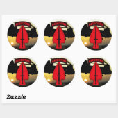 Sticker Rond USASOC Special ops vétérans (Feuille)