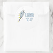 STICKER ROND USB POUR VOUS ET MOI (Sac)