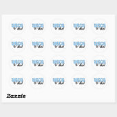 Sticker Rond uscg99aunt3 (Feuille)