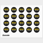 Sticker Rond uscg99boyfriendly blk (Feuille)