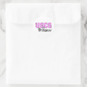 Sticker Rond uscg99fiancee2 (Sac)