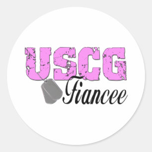 Sticker Rond uscg99fiancee2