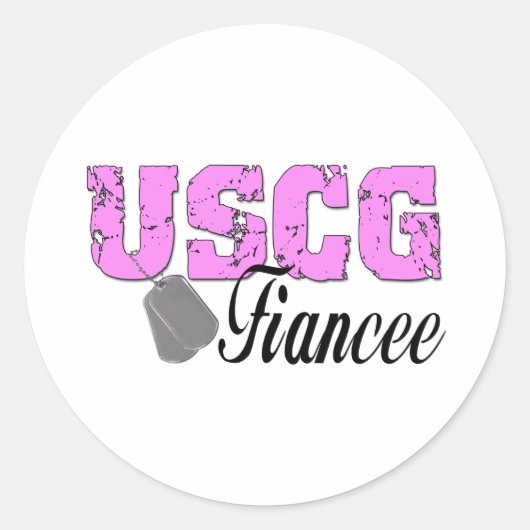 Sticker Rond uscg99fiancee2 (Devant)