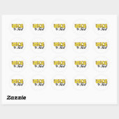 Sticker Rond uscg99kid (Feuille)
